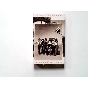 Janet Jackson Because of Love Cassette 1993 Virgin Records